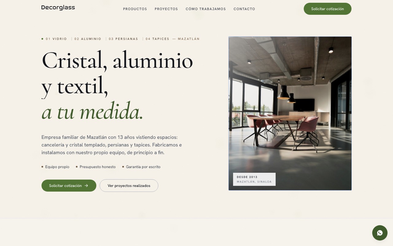 Sitio de Decorglass
